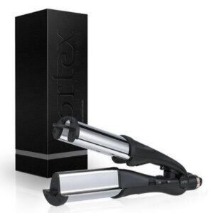 NWD Cortex Professional 60 mm Titanium Deep Tidal Waver Black Hair Curling Iron